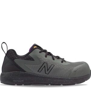 New Balance Men's Steel Toe Black and Gray Athletic Sneaker